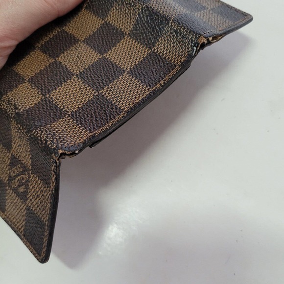 Authentic Louis Vuitton Damier Multicles 6 Key Hooks Case Brown Small Check - Picture 9 of 11